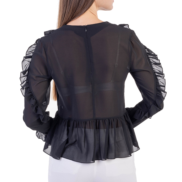 Elmas Phil Blouse Women size XS Black - Picture 4 of 5